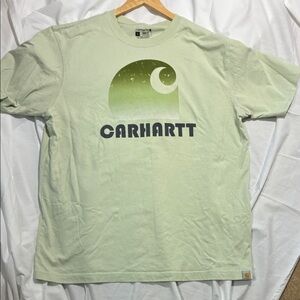 Carhartt Men's Light Green Logo Tee